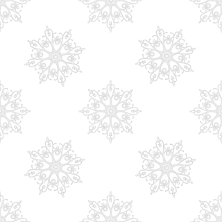 Pattern Snowflakes Seamless Stickdatei