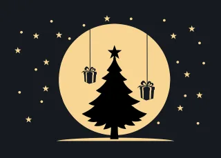 Christmas Tree Gifts Stickdatei