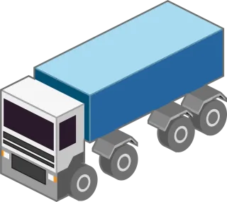 Blue lorry Lorry Blue Stickdatei