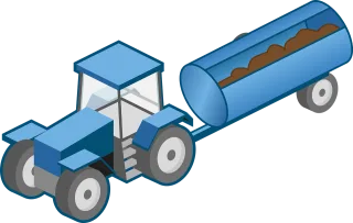 Tractor Muck Spreader Stickdatei
