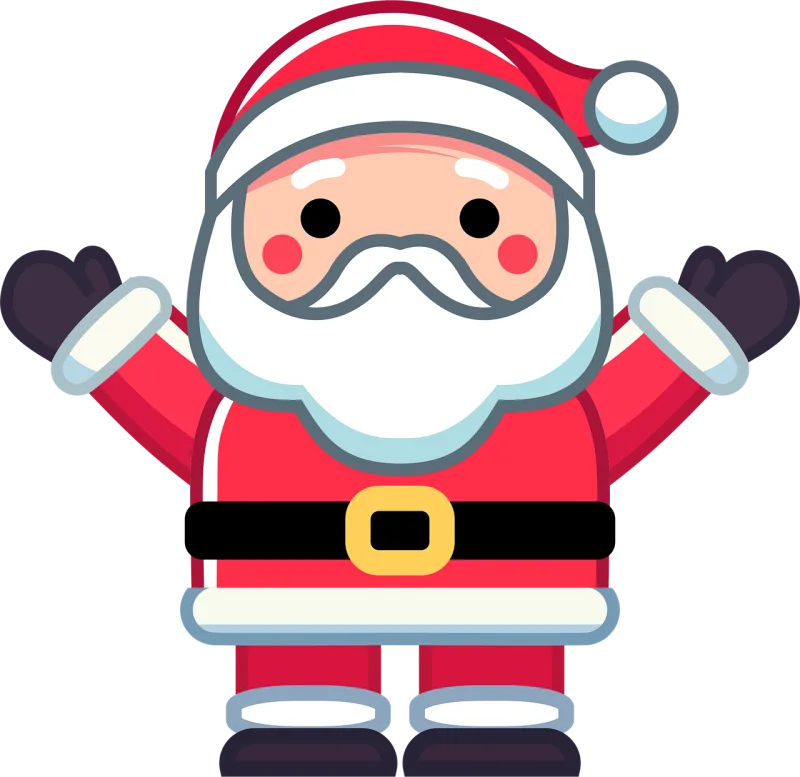 Christmas Santa claus Merry christmas Stickdatei – Weihnachten