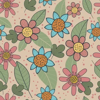 Flower Flower background Seamless Stickdatei