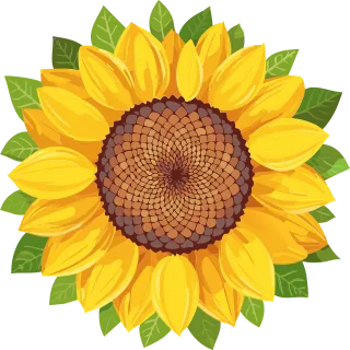 Ai generated Sunflower Flower background Stickdatei