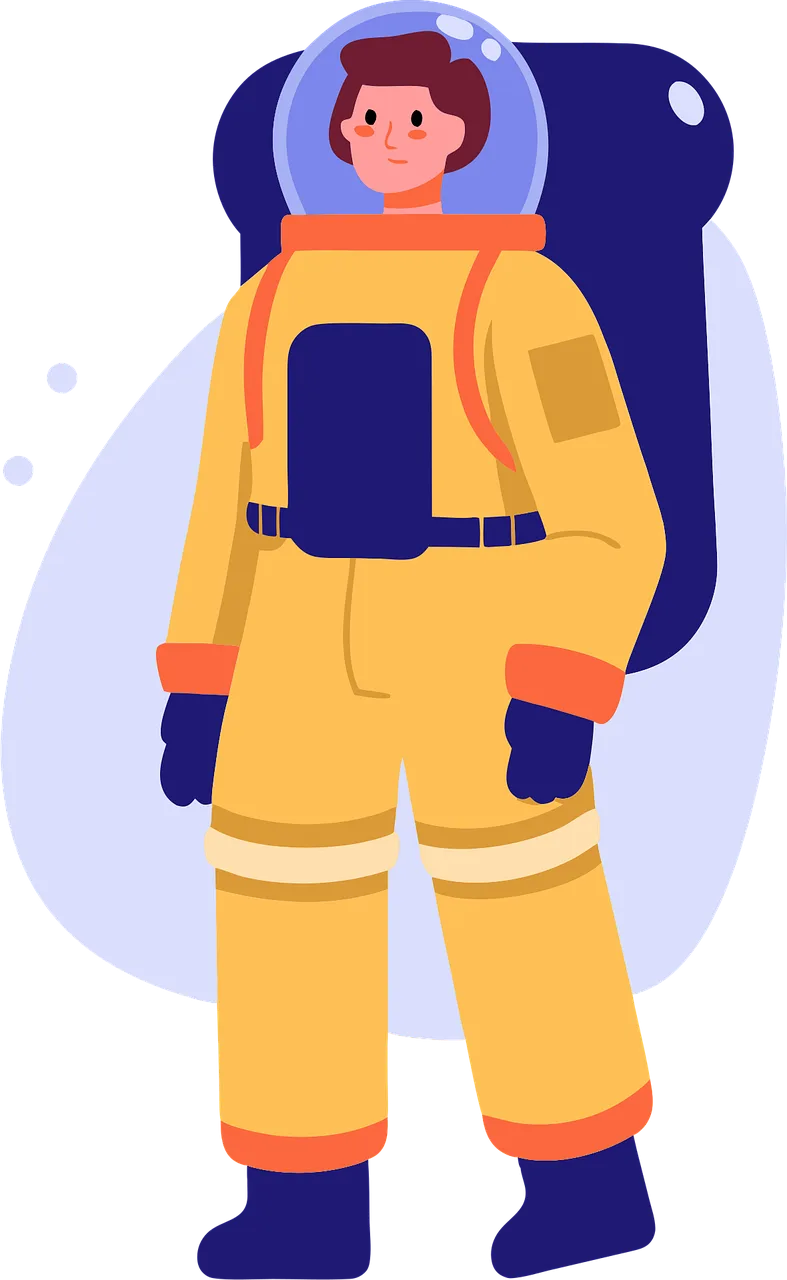 Astronaut Spacesuit Space Stickdatei – Kinder