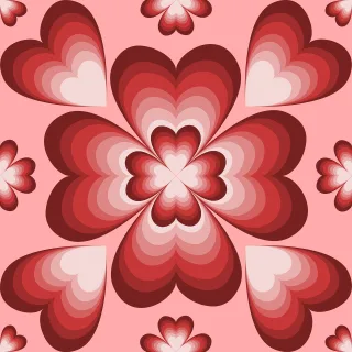 Heart Valentine's day Beautiful wallpaper Stickdatei