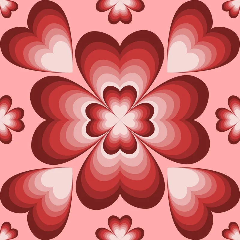 Heart Valentine's day Beautiful wallpaper Stickdatei – Herzen & Liebe