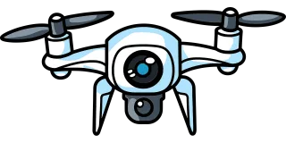 Drone Aerial Flight Stickdatei