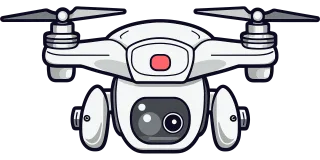 Drone Aerial Flight Stickdatei