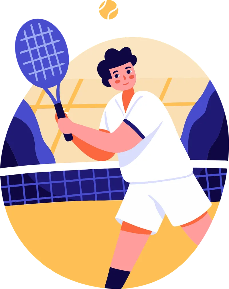 Tennis Sports Racquetball Stickdatei – Sport