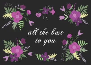 Flower Beautiful flowers Floral pattern Stickdatei