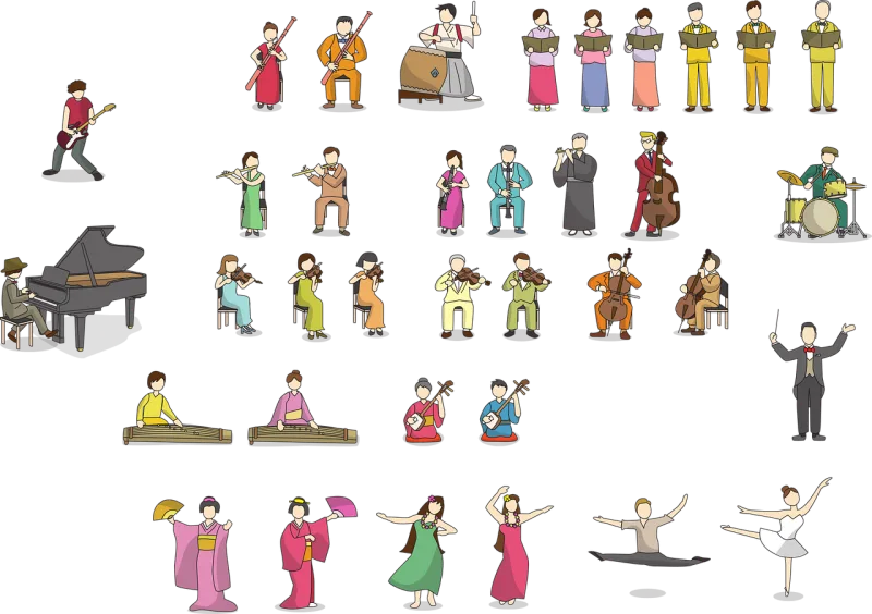 Music People Musician Stickdatei – Musik