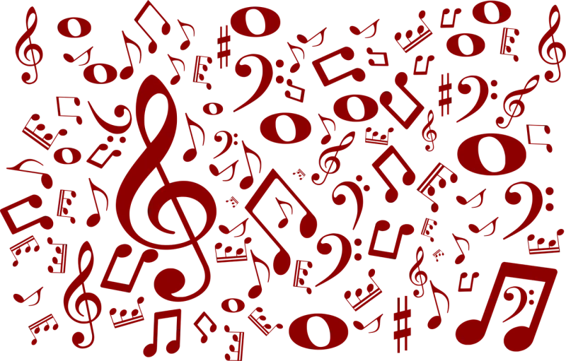 Note Music Clef Stickdatei – Musik
