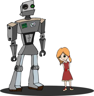 Characters Test Robot Stickdatei