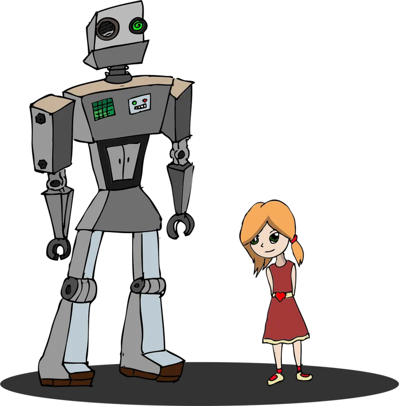 Characters Test Robot Stickdatei – Kinder