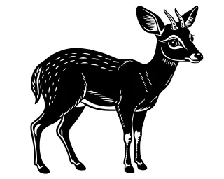 Deer Buck Animal Stickdatei – Tiere