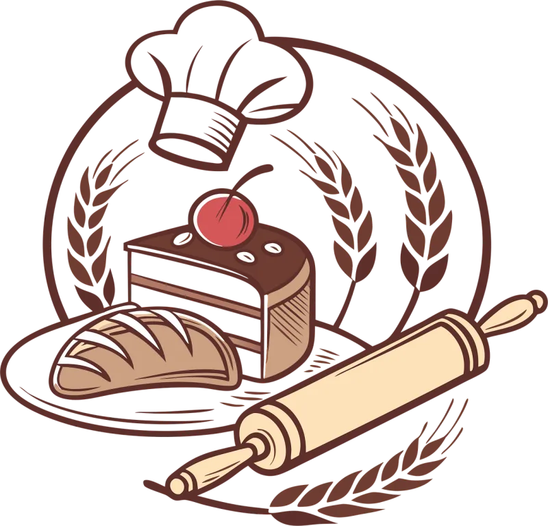 Ai generated Bakery Bread Stickdatei – Essen & Trinken