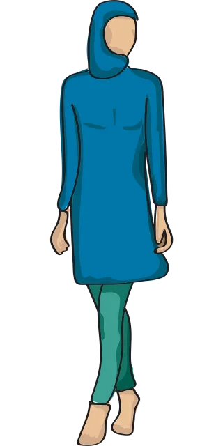 Burkini Pool Swimming Stickdatei