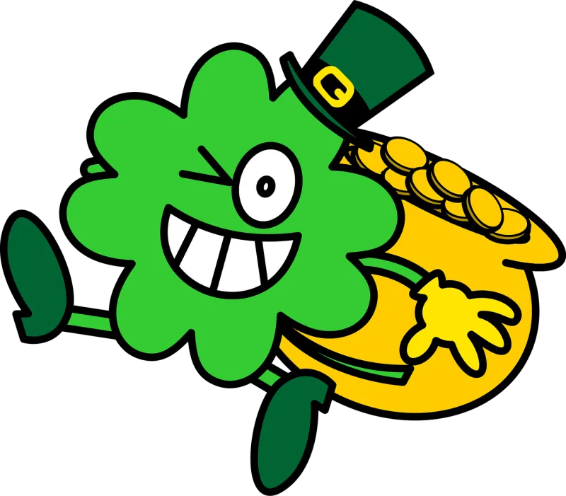 St patrick's day Shamrock Clover Stickdatei – Sport