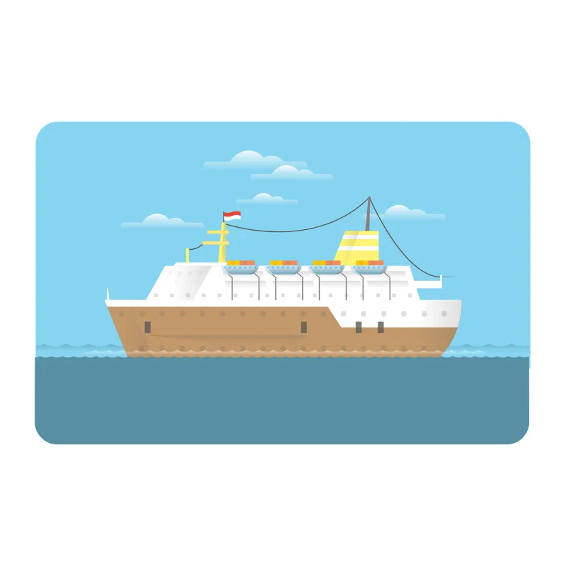 Ship Sea Travel Stickdatei – Fahrzeuge