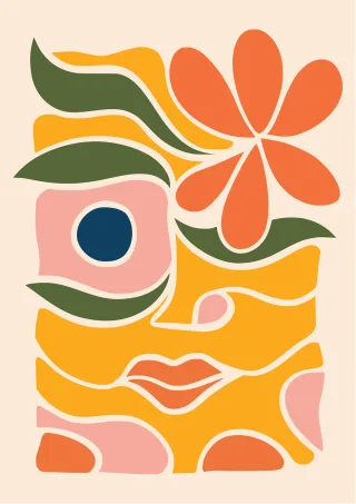 Abstract Art Avatar Stickdatei