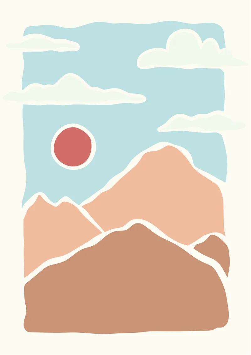 Mountain Beautiful wallpaper Sea Stickdatei – Natur