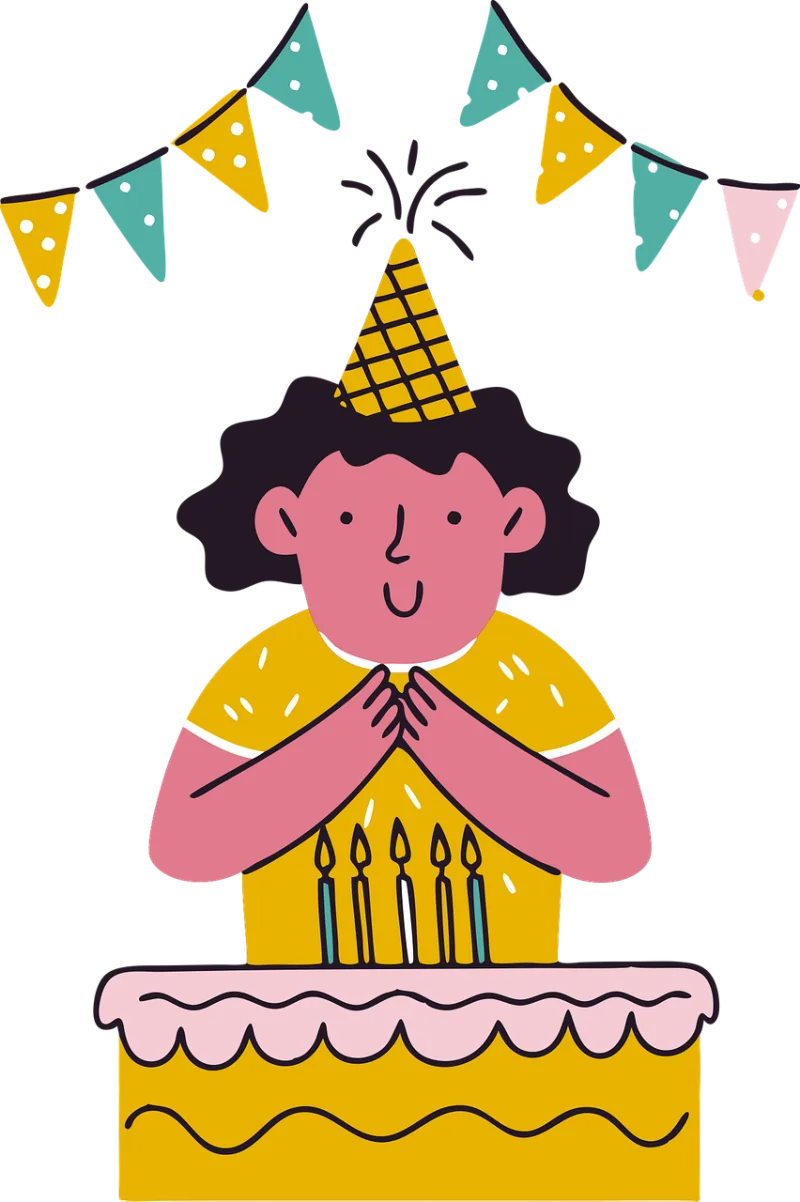 A party Cake Candles Stickdatei – Essen & Trinken