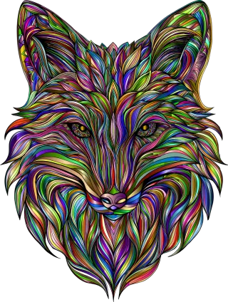 Fox Animal Nature Stickdatei
