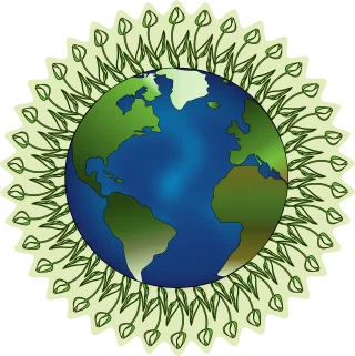 Earth Earth day Planet Stickdatei – Blumen
