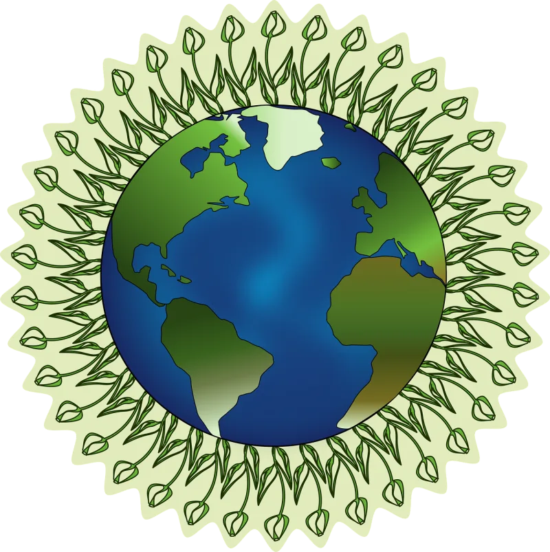 Earth Earth day Planet Stickdatei – Blumen