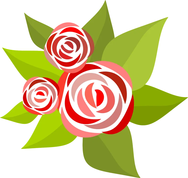 Roses Flower background Flowery Stickdatei – Blumen