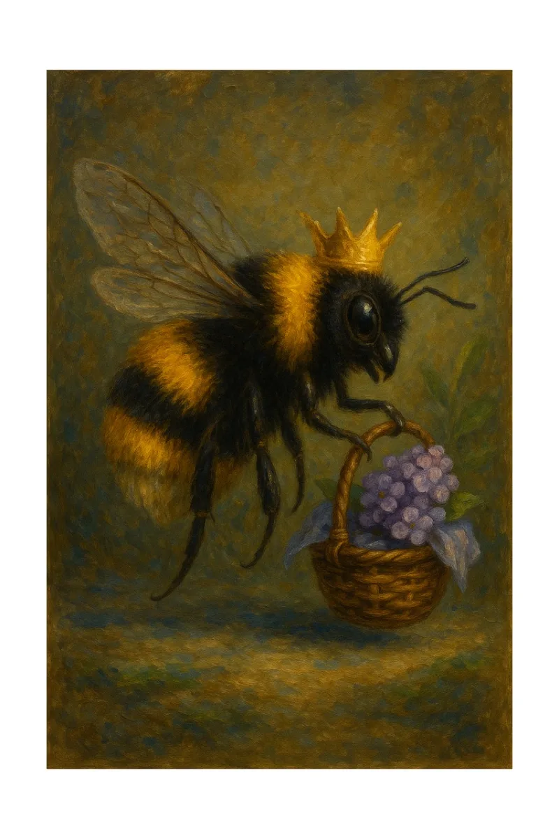 Ai generated Bee Queen bee Stickdatei – Tiere