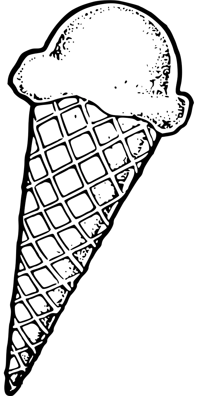 Ice cream Dessert Icecream Stickdatei – Kinder