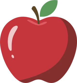 Ai generated Apple Fruit Stickdatei – Essen & Trinken