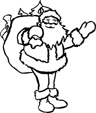 Santa claus Santa Christmas Stickdatei