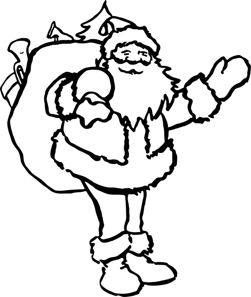 Santa claus Santa Christmas Stickdatei – Weihnachten