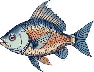 Ai generated Fishing grass carp Grass carp Stickdatei