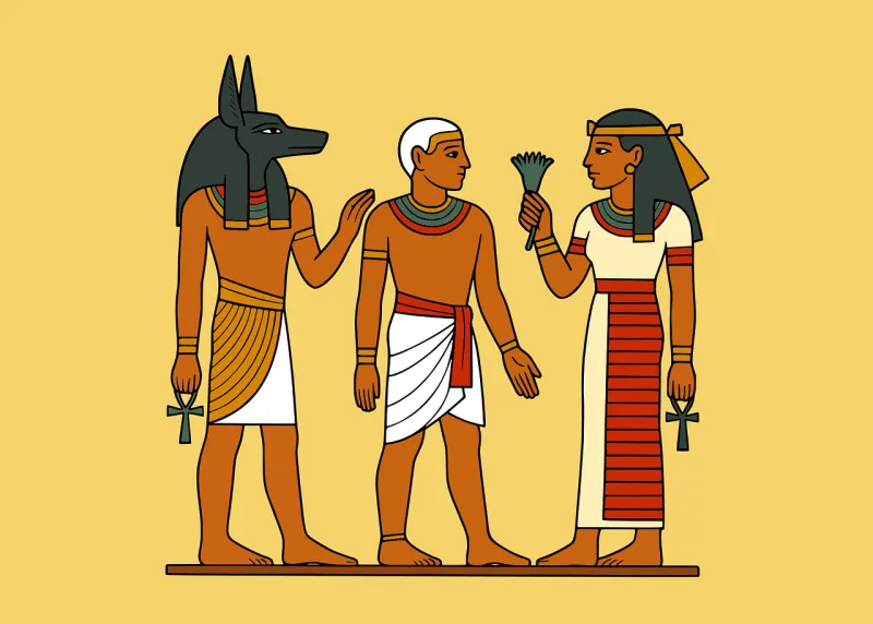 Ancient Egypt Egyptian Stickdatei – Blumen