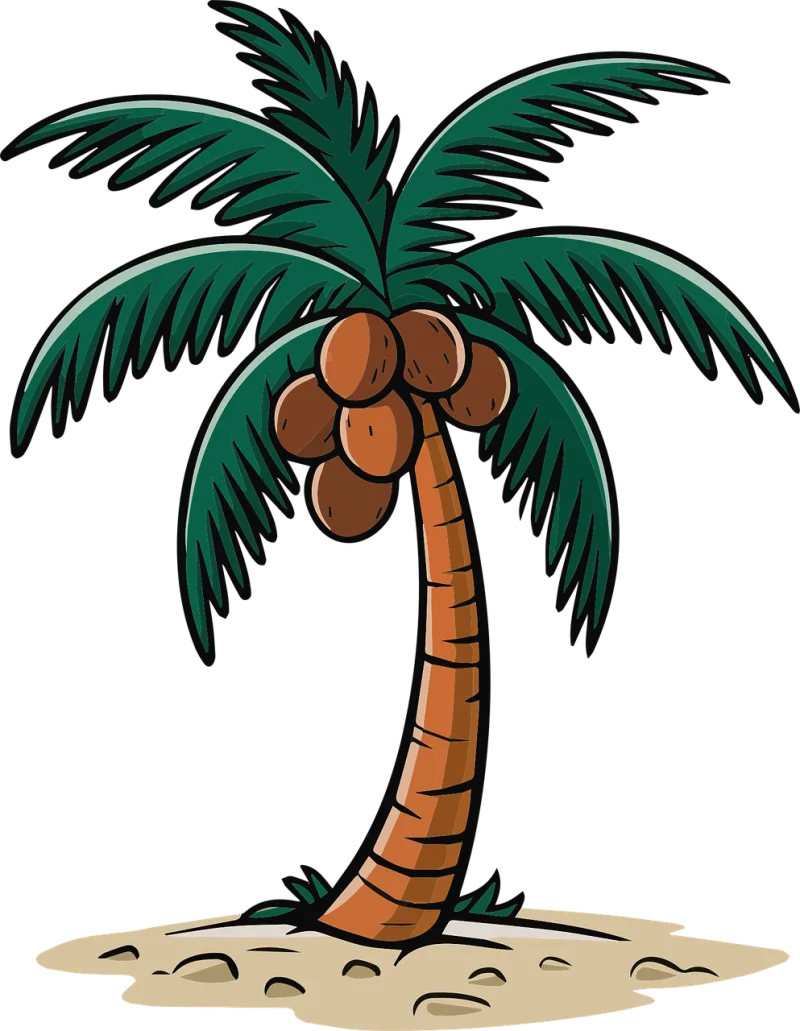 Ai generated Palm tree Nature Stickdatei – Natur