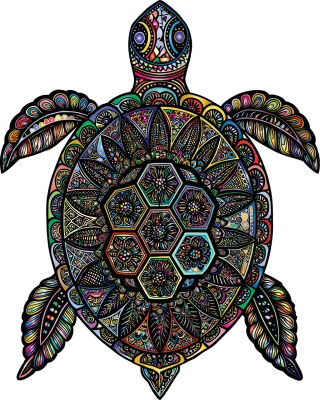 Sea turtle Animal Reptile Stickdatei