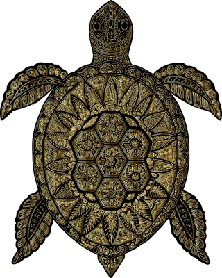 Sea turtle Animal Reptile Stickdatei
