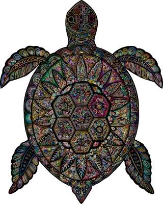 Sea turtle Animal Reptile Stickdatei
