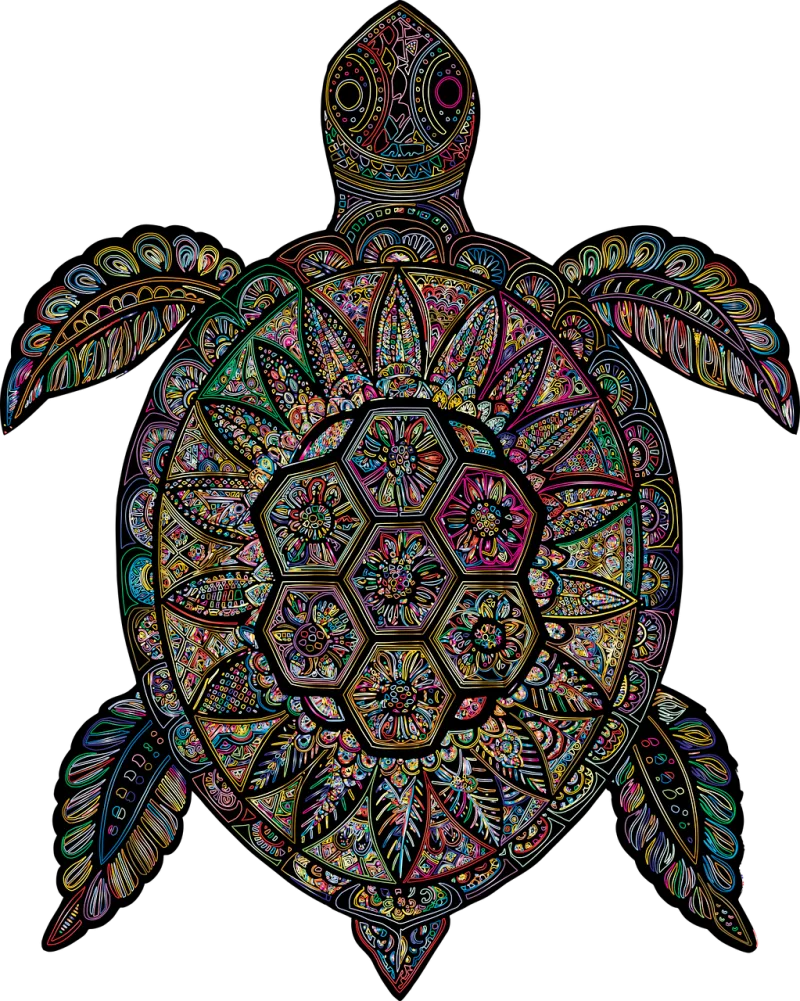 Sea turtle Animal Reptile Stickdatei – Tiere