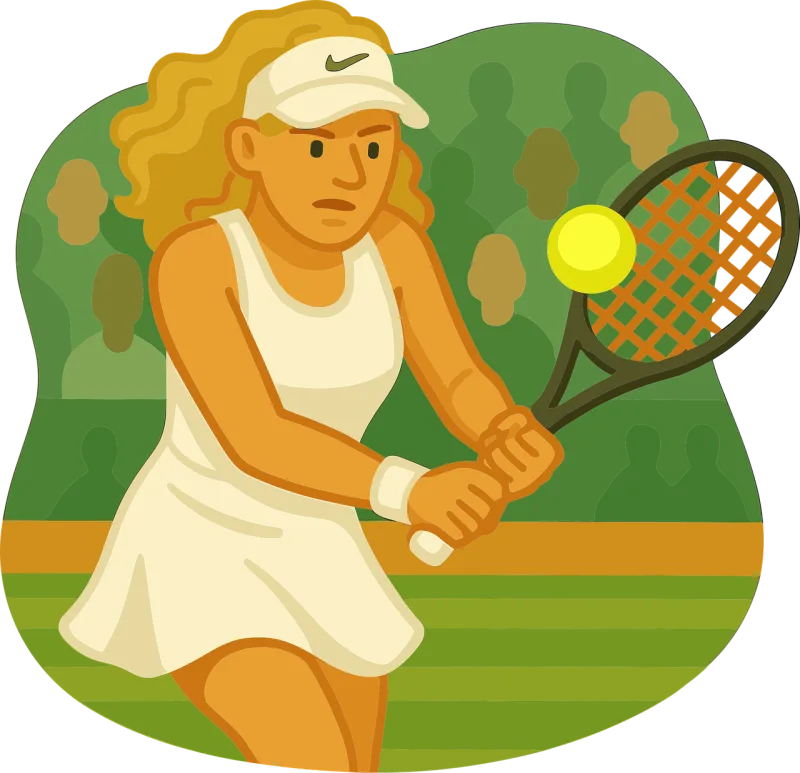 Ai generated Tennis Tennis player Stickdatei – Sport