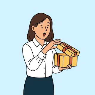 Surprise Gift Present Stickdatei