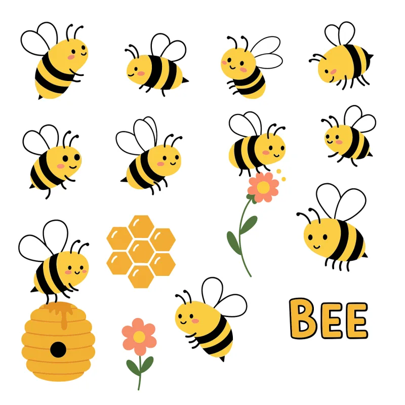 Ai generated Bee Honeybee Stickdatei – Tiere