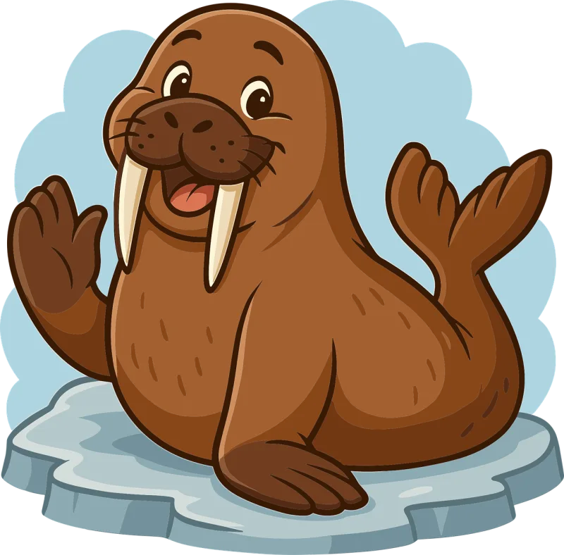 Walrus Sea animal Arctic Stickdatei – Natur