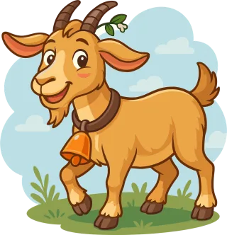 Goat Animal Farm Stickdatei
