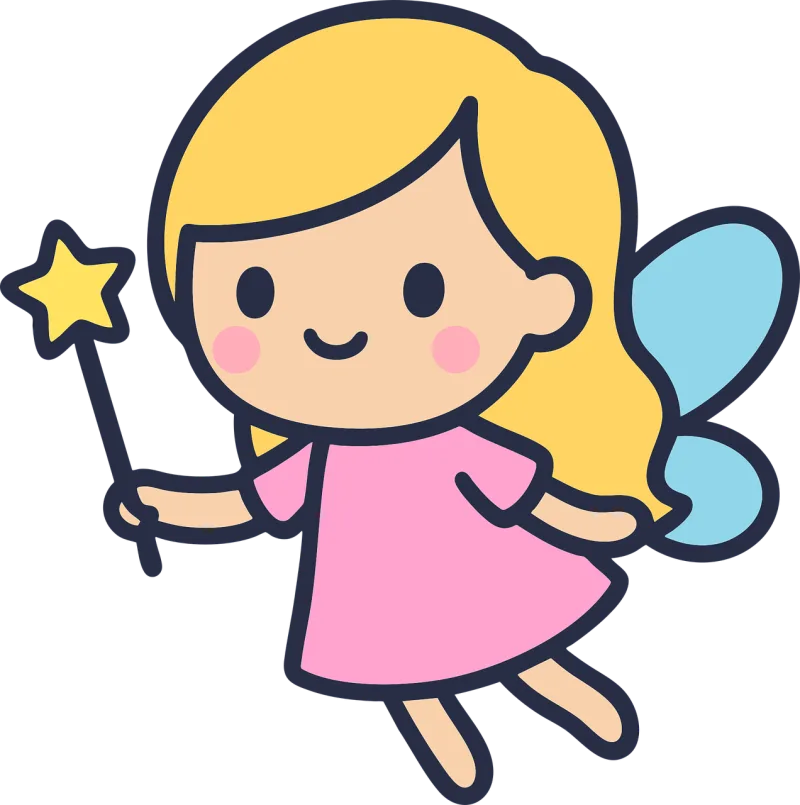Fairy Nature Fantasy Stickdatei – Kinder