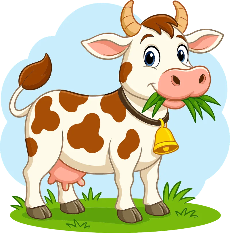 Ai generated Cow Animal Stickdatei – Weihnachten