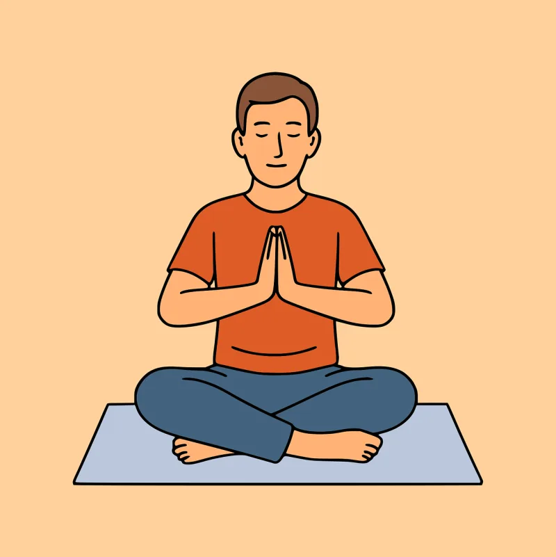Meditation Yoga Mindfulness Stickdatei – Blumen